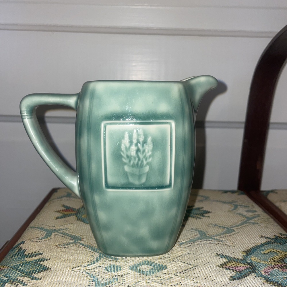 PFALTZGRAFF   --  NATUREWOOD - SERENITY GREEN   --‎   CREAMER PITCHER